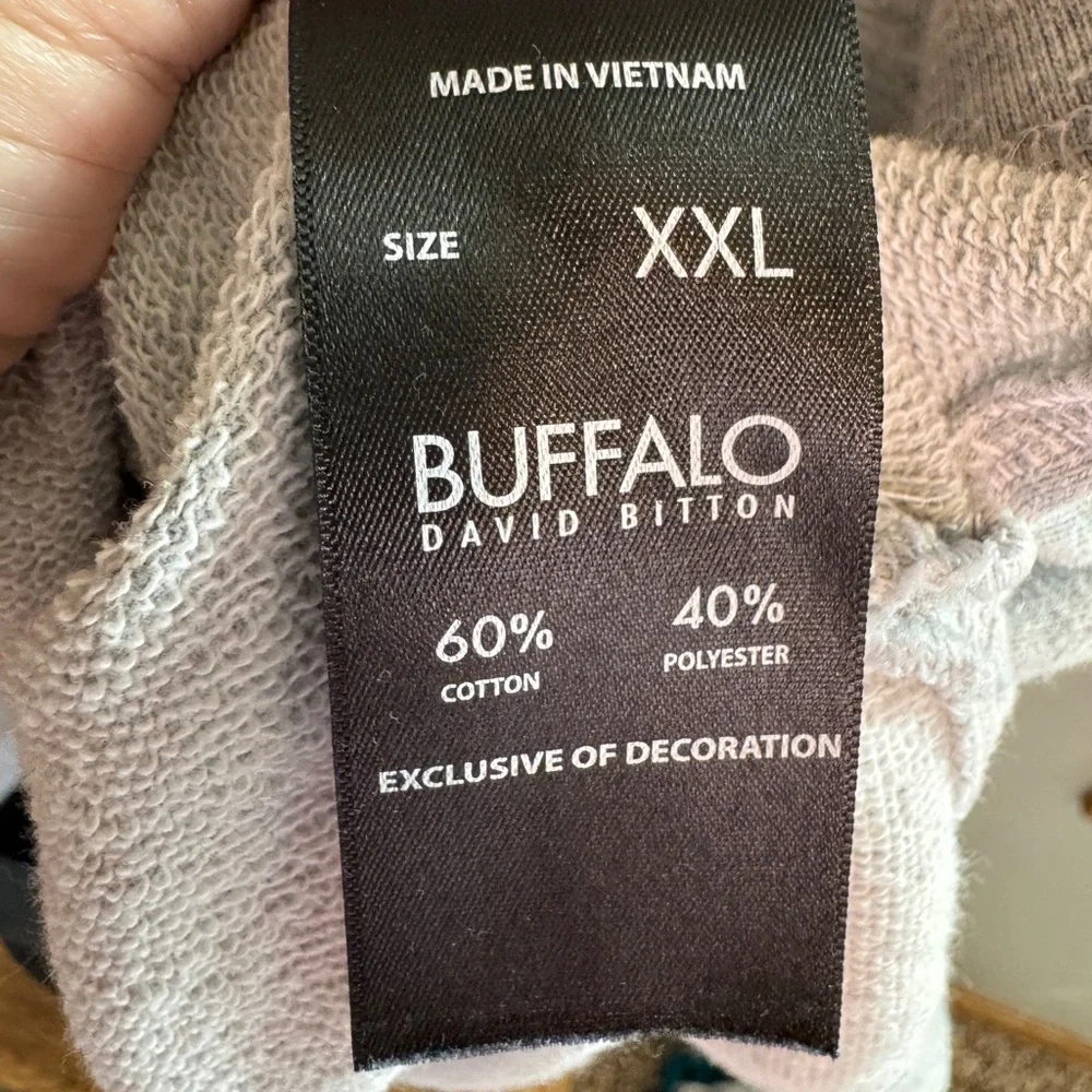 Women’s Buffalo David Bitton Blue and Gray Sweatshirts - Picture 10 of 13